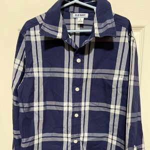 Old navy dress shirt boys  size medium new no tags